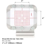 Khung thêu nam châm kim loại – Brother NV800E, NV880E kích thước 100x100mm